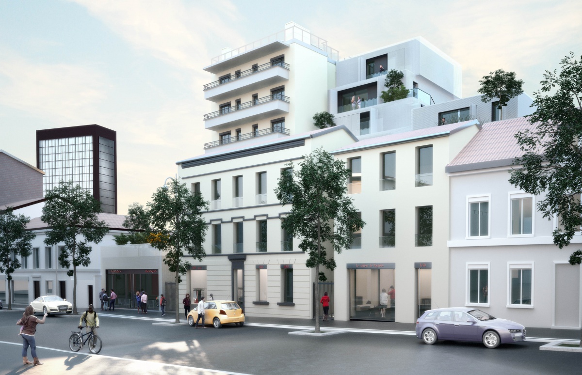 38 logements et commerce  Bagnolet